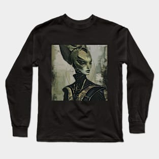 Fashion Alien Head Long Sleeve T-Shirt